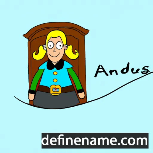 cartoon of the name Arndis