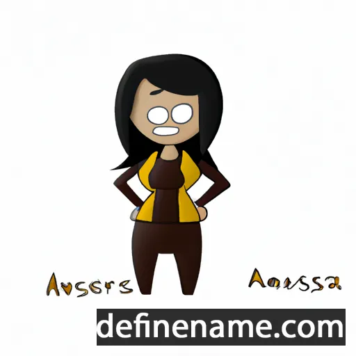 cartoon of the name Arnesa