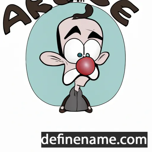 cartoon of the name Arnesse