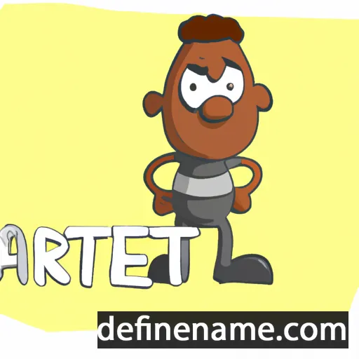 cartoon of the name Arnett