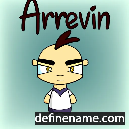 cartoon of the name Arnevi