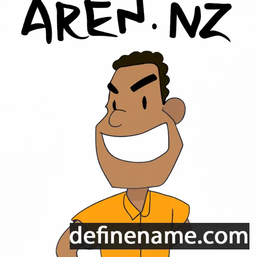 cartoon of the name Arnez