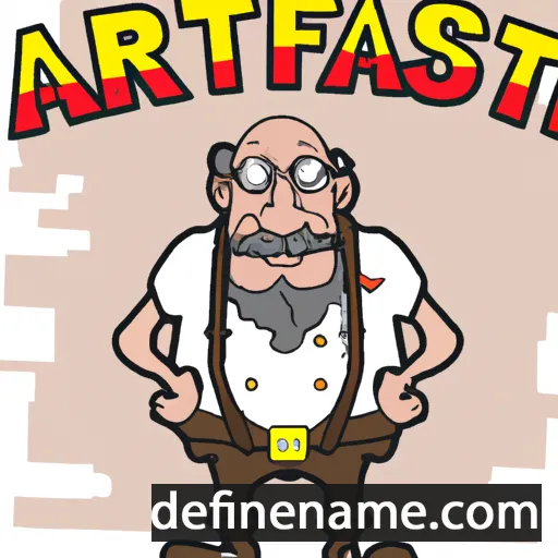 Arnfastr cartoon