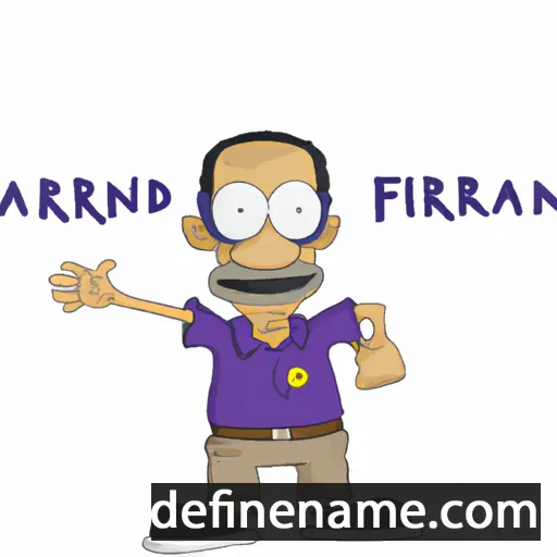 cartoon of the name Arnfred