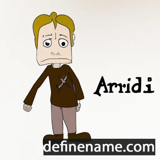 cartoon of the name Arnfrid