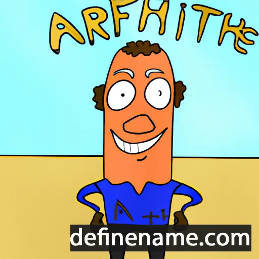 cartoon of the name Arnfrith