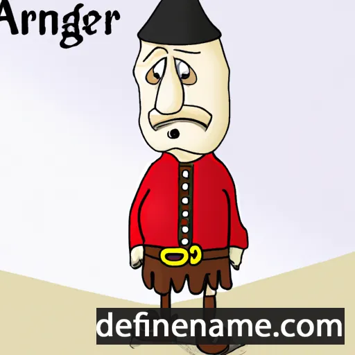 Arngerð cartoon