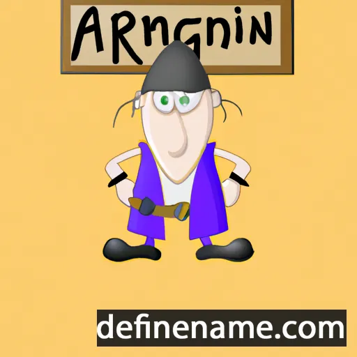 cartoon of the name Arngrim