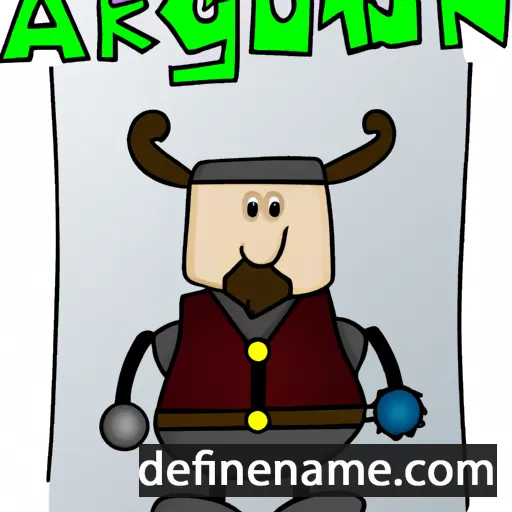 cartoon of the name Arngunnr