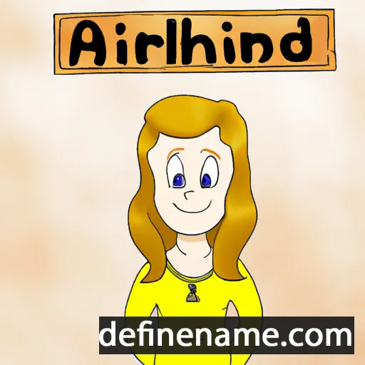 cartoon of the name Arnhild