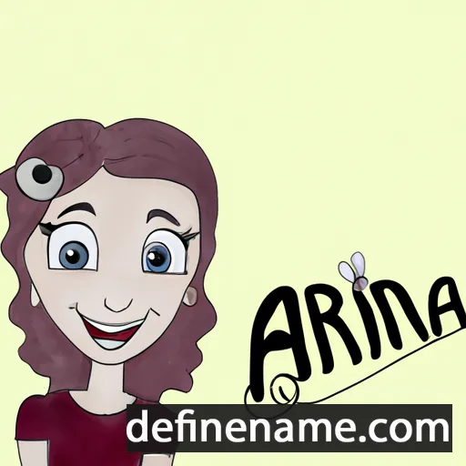 cartoon of the name Arnina