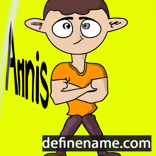 cartoon of the name Arnis