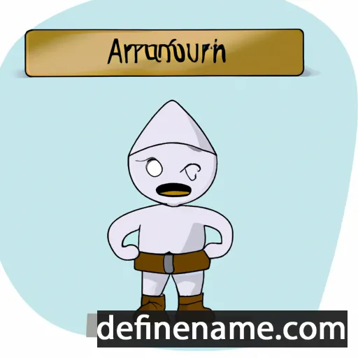 cartoon of the name Arnljótur