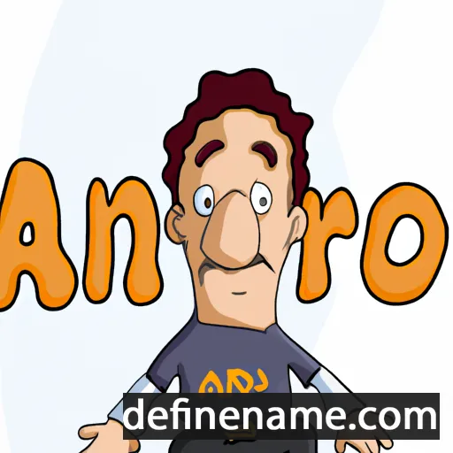 cartoon of the name Arnó