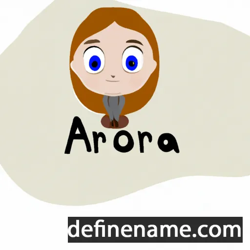 cartoon of the name Arnóra