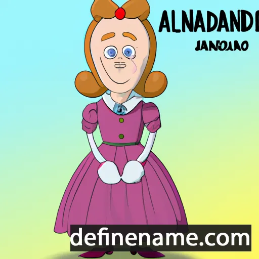 cartoon of the name Arnoldina