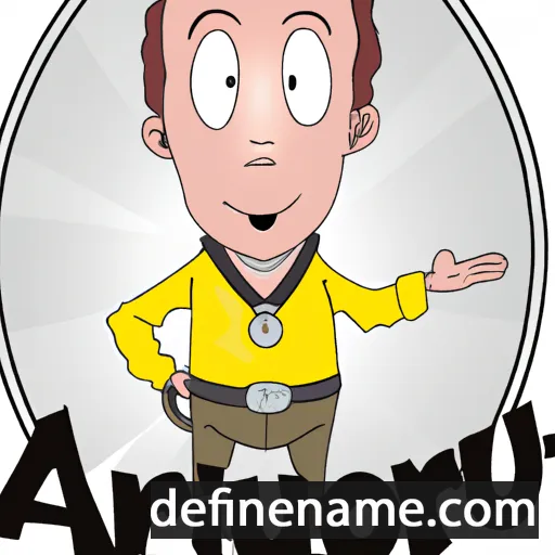 cartoon of the name Arnoul