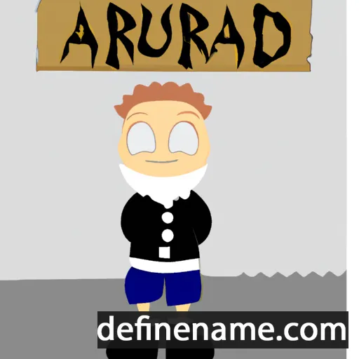 cartoon of the name Arnþrúðr