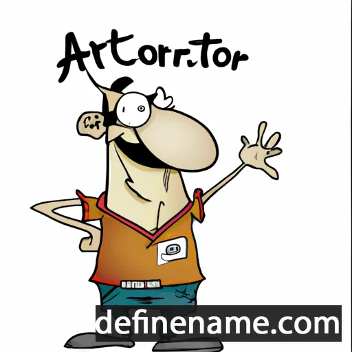 cartoon of the name Arntor