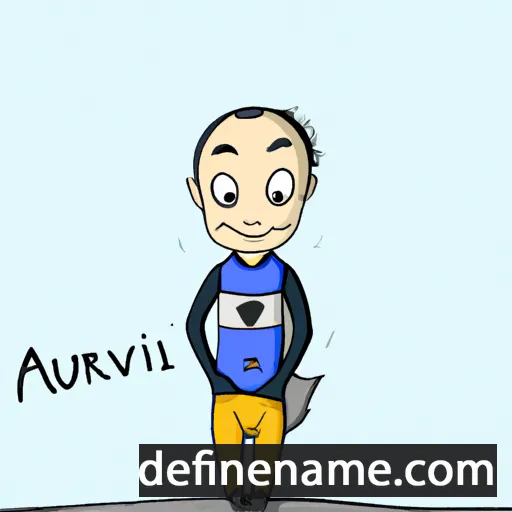 cartoon of the name Arnulv