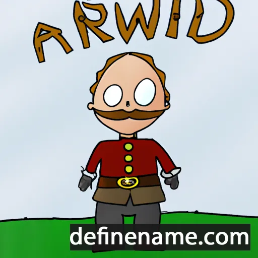 Arnvald cartoon