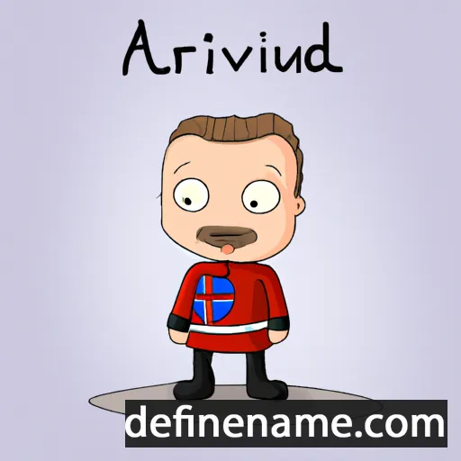 cartoon of the name Arnviður