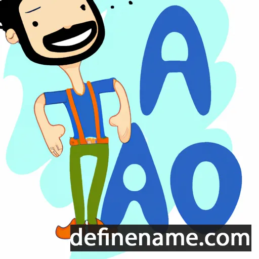 cartoon of the name Aro