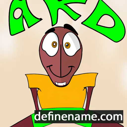 cartoon of the name Arodi