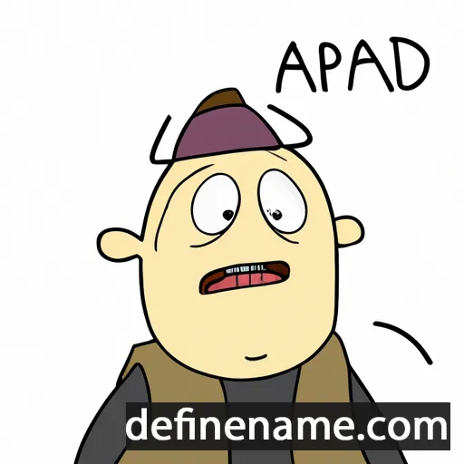 cartoon of the name Arpád