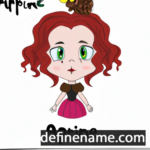 cartoon of the name Arpine