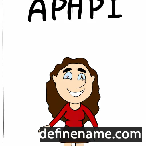 cartoon of the name Arpineh