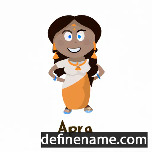 cartoon of the name Arpita