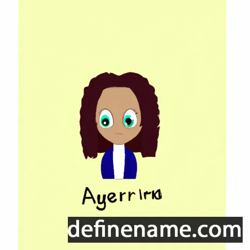 cartoon of the name Arregine