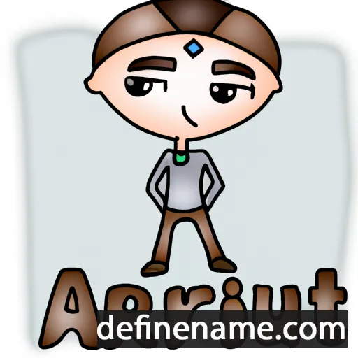 cartoon of the name Arritxu