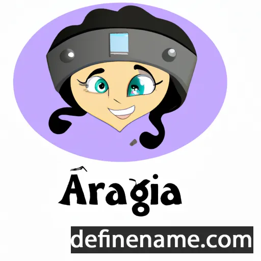 cartoon of the name Arsajla