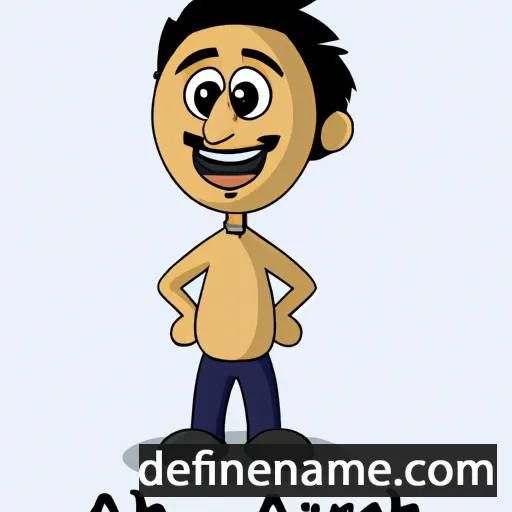 cartoon of the name Arshad