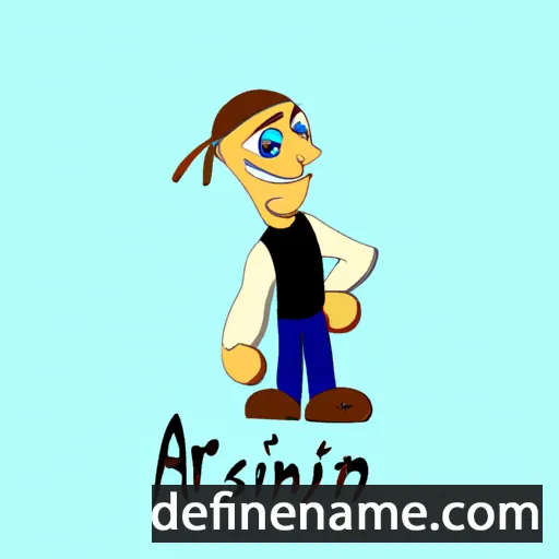 cartoon of the name Arsienij