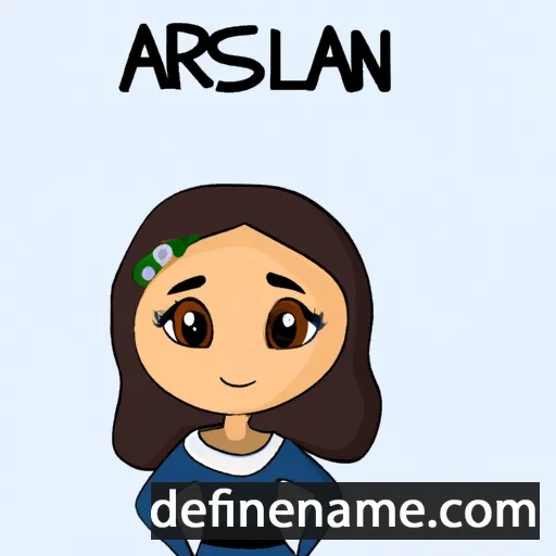 cartoon of the name Arslana