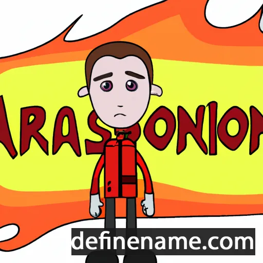 Arson cartoon