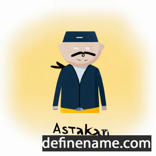 cartoon of the name Arstanbek