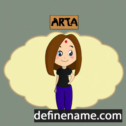 cartoon of the name Arta