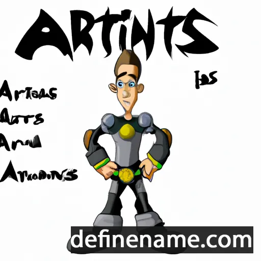 cartoon of the name Artanis