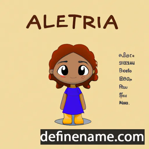 cartoon of the name Artelia