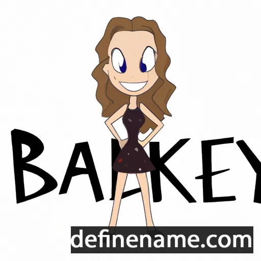 cartoon of the name Blakely