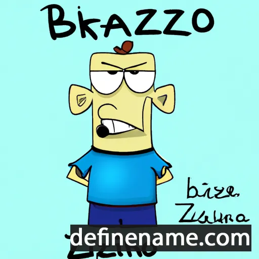 cartoon of the name Blaženko