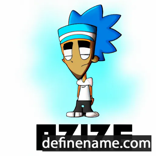 cartoon of the name Blazhe