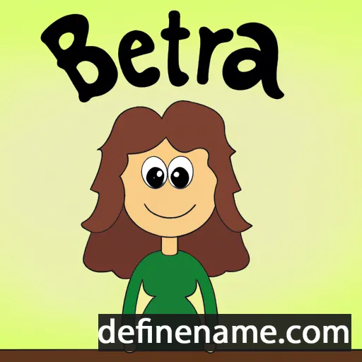 Blerta cartoon