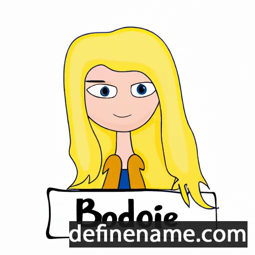 cartoon of the name Blondie