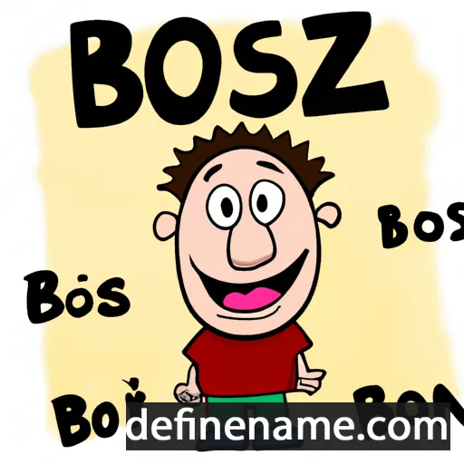 cartoon of the name Bözsi