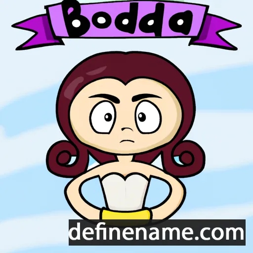 cartoon of the name Boadicea